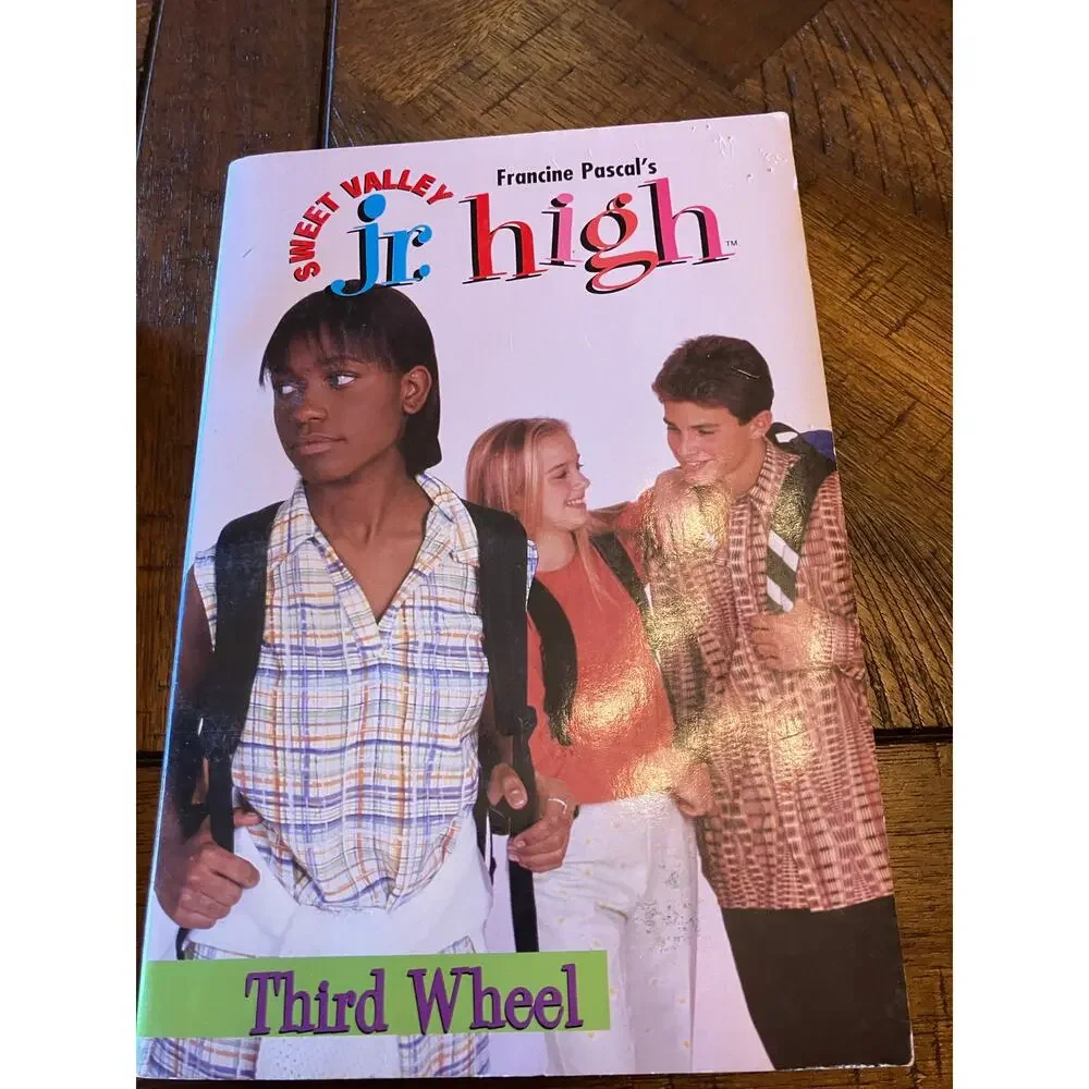 Sweet Valley Jr. High Book Lot of 3, Third Wheel, Three Days, One 2 Many,Vintage